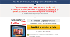 Desktop Screenshot of creer-votre-formation-en-ligne.com