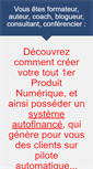 Mobile Screenshot of creer-votre-formation-en-ligne.com