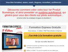 Tablet Screenshot of creer-votre-formation-en-ligne.com